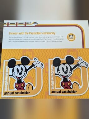 Disney Pass holder Magnet